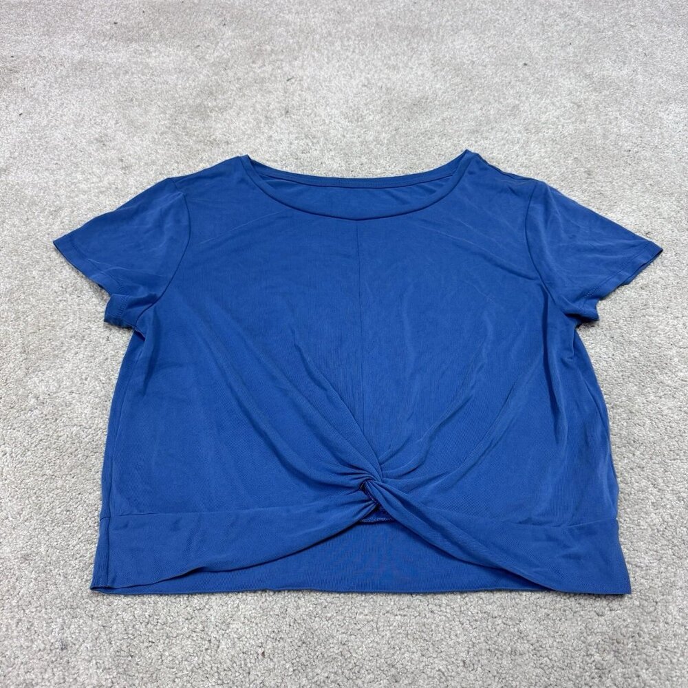Zyia T-Shirt Women’s Blue Short Sleeve Size XL